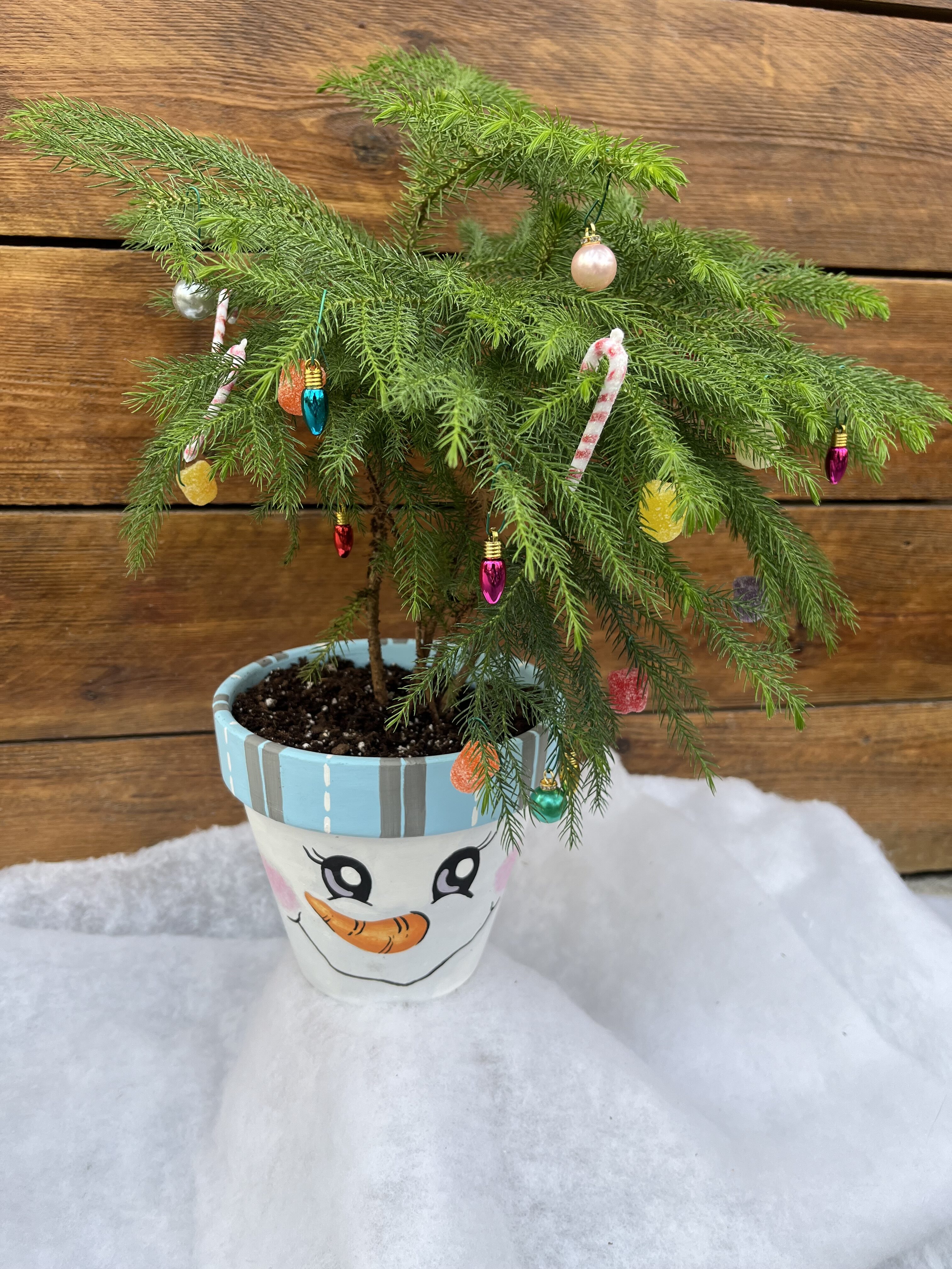 kid's gum drop tree planter