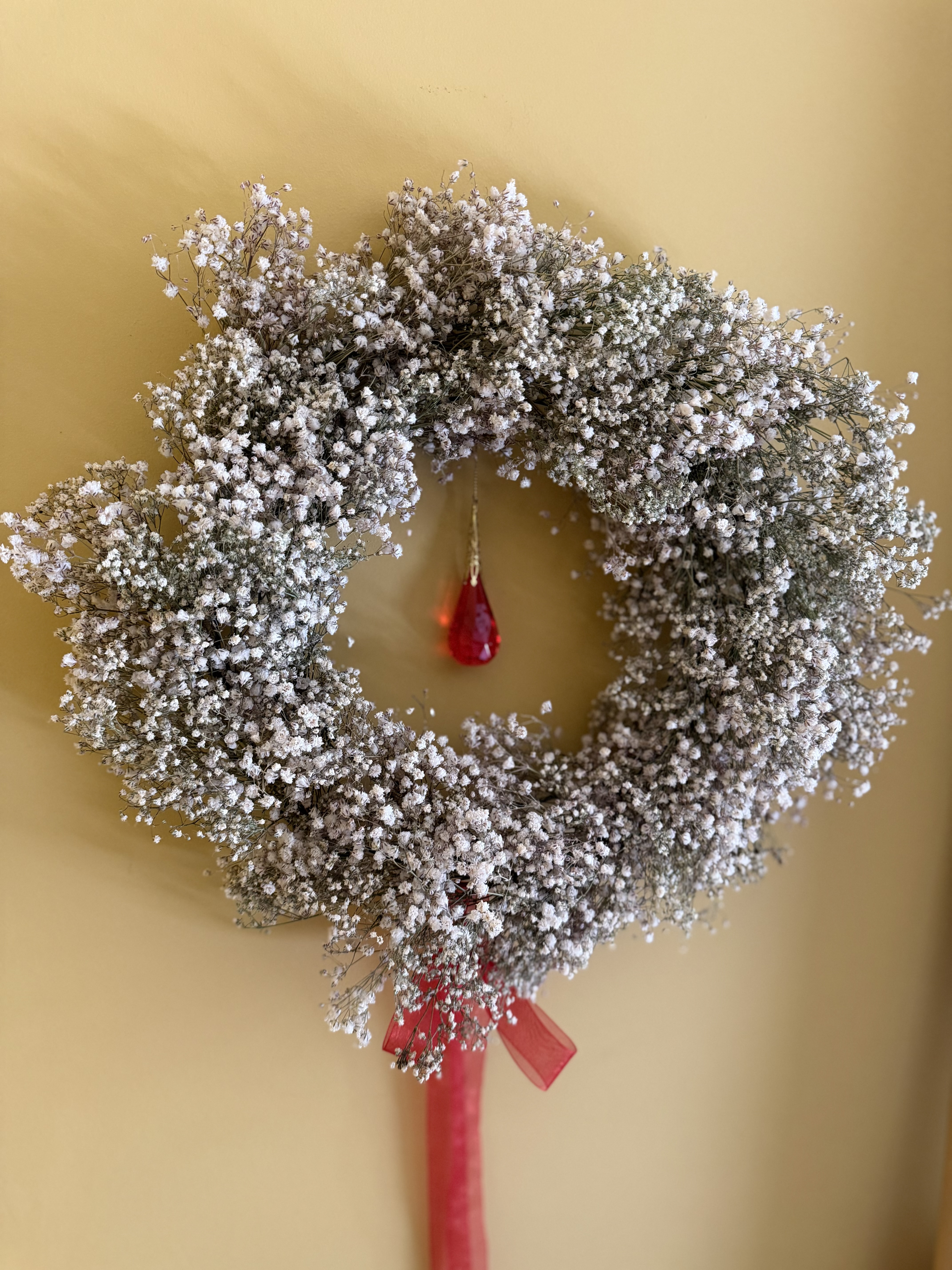 baby's breath wreath
