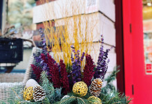 Winter Planter Arrangement
