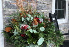 Winter Planter Arrangement
