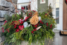 Residential Winter Planter