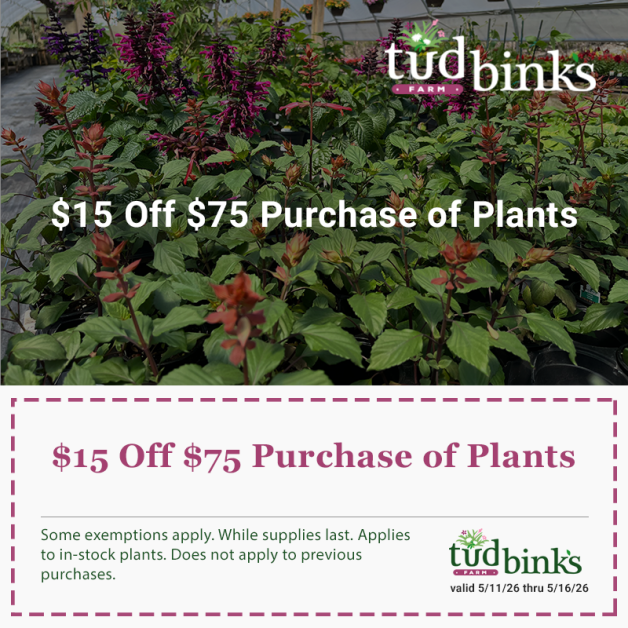 Promo: $15 off $75 Plant Purchase